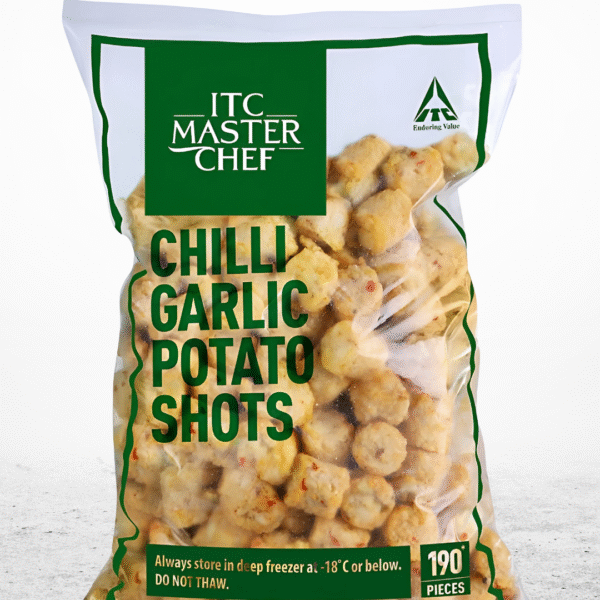 CHILLI GARLIC POTATO SHOTS