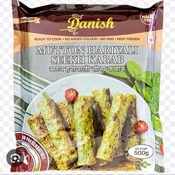 Mutton Hariyali Seekh Kebab 500gm